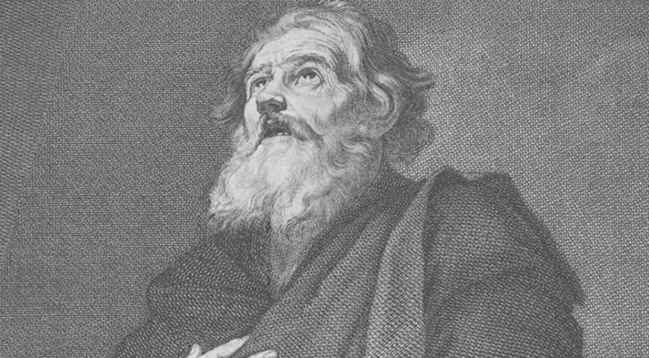 Lithograph of Saint Andrew the Apostle