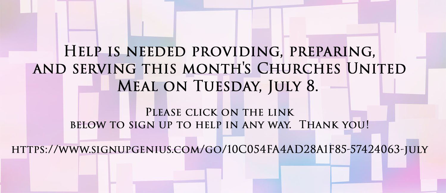 ChurchesUnitedMeal
